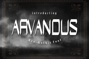 Arvandus: A Modern Display Font for Bold Branding
