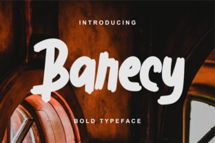 Barecy: A Bold Display Font for Modern Web Design