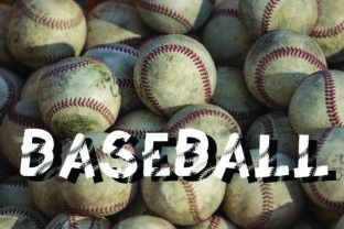 Baseball Softball Lace for Editorial Design