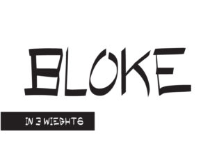Bloke Font for Bold Editorial Design