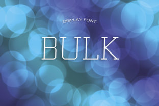 Bulk Font for Editorial Design and Publishing