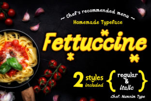 Fettuccine Font for Business Branding