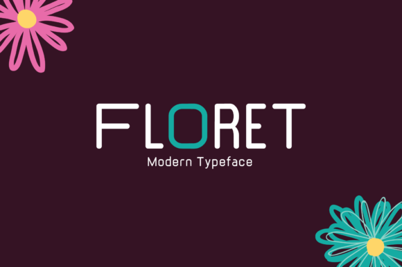 Floret Display Font for Editorial Design