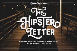 Hipster Letter: A Playful Display Font for Editorial Design