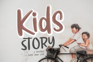 Kids Story: A Timeless Display Font for Editorial Elegance
