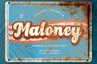Maloney Font for Handmade Creations