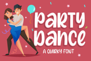 Party Dance Font: A Playful Display Typeface for Web Design