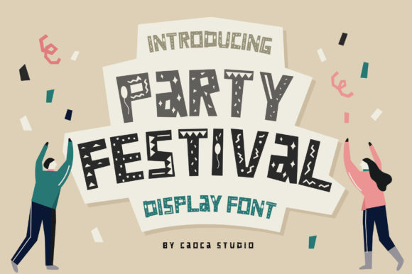 Party Festival Font for Vibrant Marketing Designs