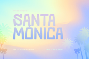 Santa Monica Display Font for Web Design