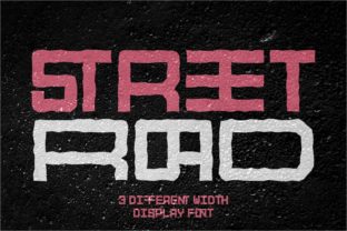 Street Road: A Display Font That Elevates Campaign Design