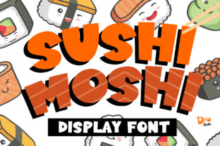 Sushi Moshi Font for Editorial Design