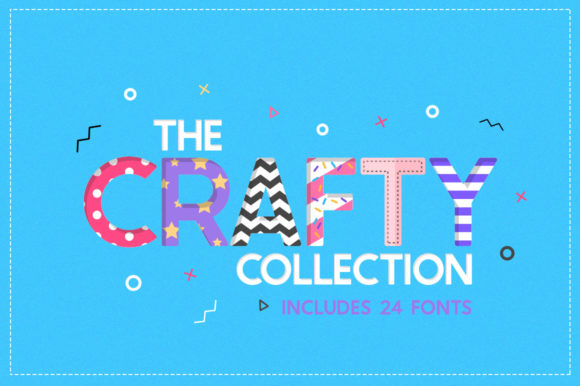 The Crafty Collection Family: A Font Set for Creative Projects