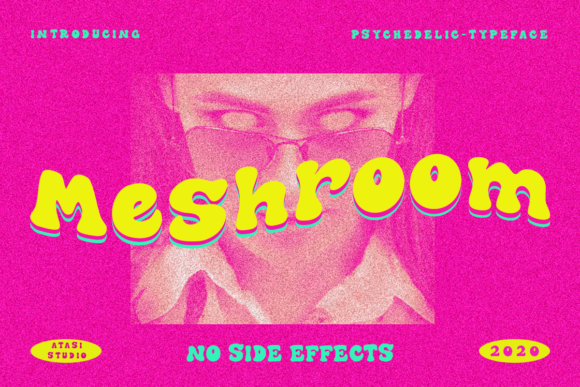 The Meshroom: A Bouncy Modern Display Font for Bold Branding