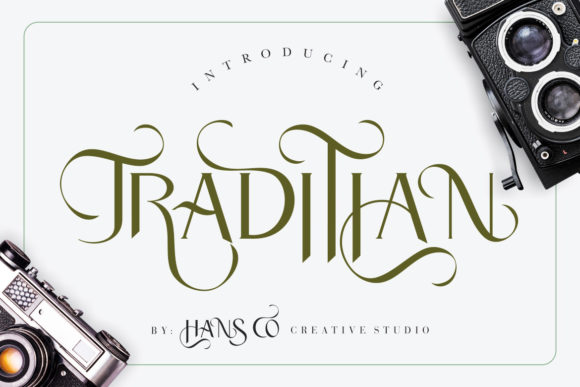 Traditian: A Display Font That Elevates Campaign Visuals