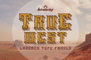True West: A Wild West-Inspired Display Font
