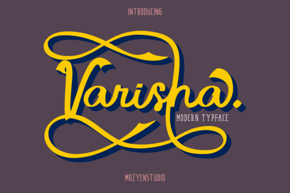 Varisha: A Modern Display Font for Bold Campaign Designs