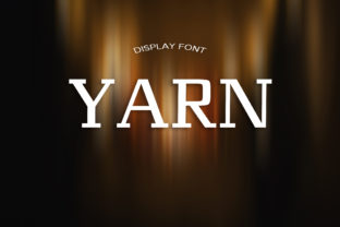 Yarn Font: A Modern Display Typeface for Web Design